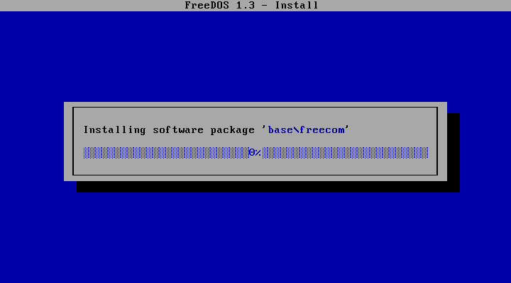 FreeDOS screenshot