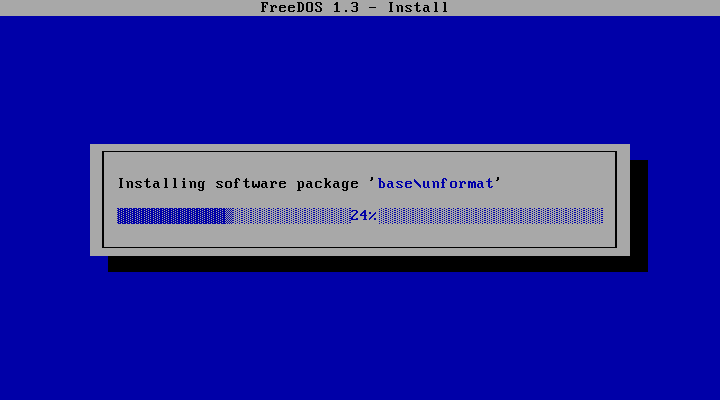 FreeDOS screenshot