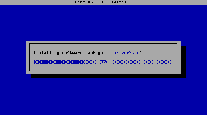 FreeDOS screenshot