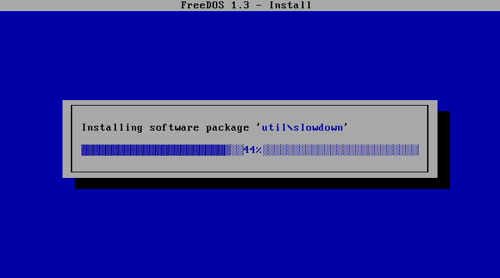 FreeDOS screenshot