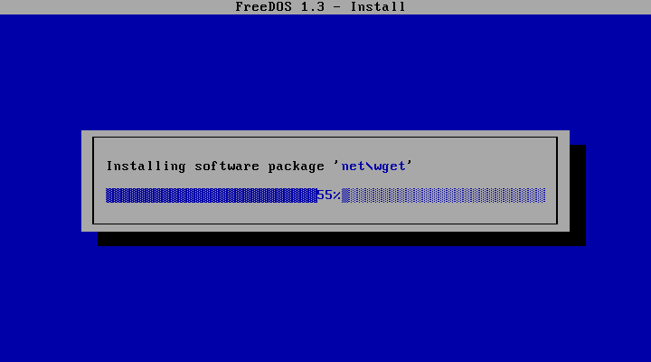 FreeDOS screenshot