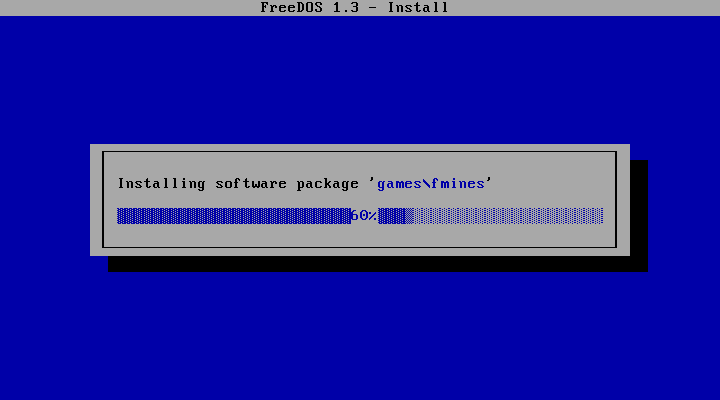 FreeDOS screenshot