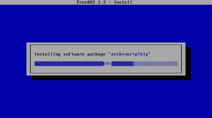 FreeDOS screenshot