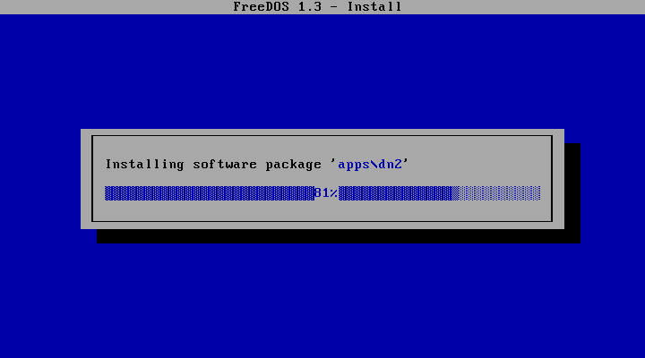 FreeDOS screenshot